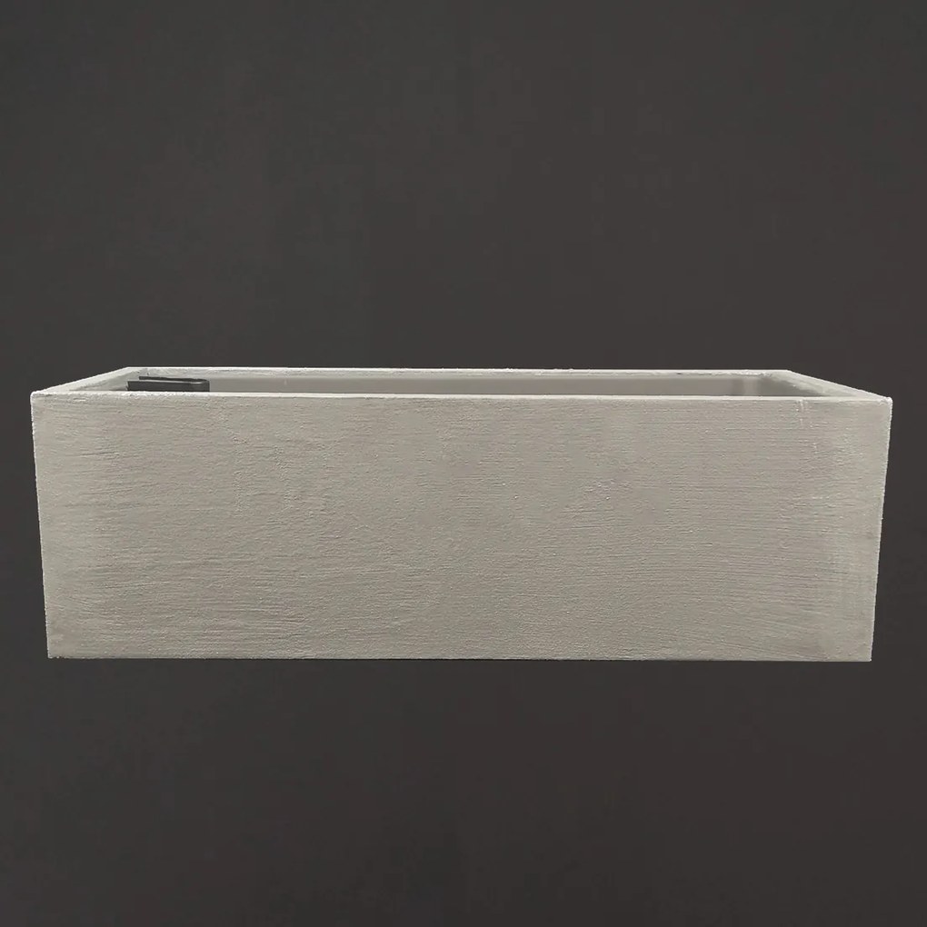 AMADEA Betónový kvetináč odľahčený - hladký, 53x22,5x17,5 cm, český výrobok