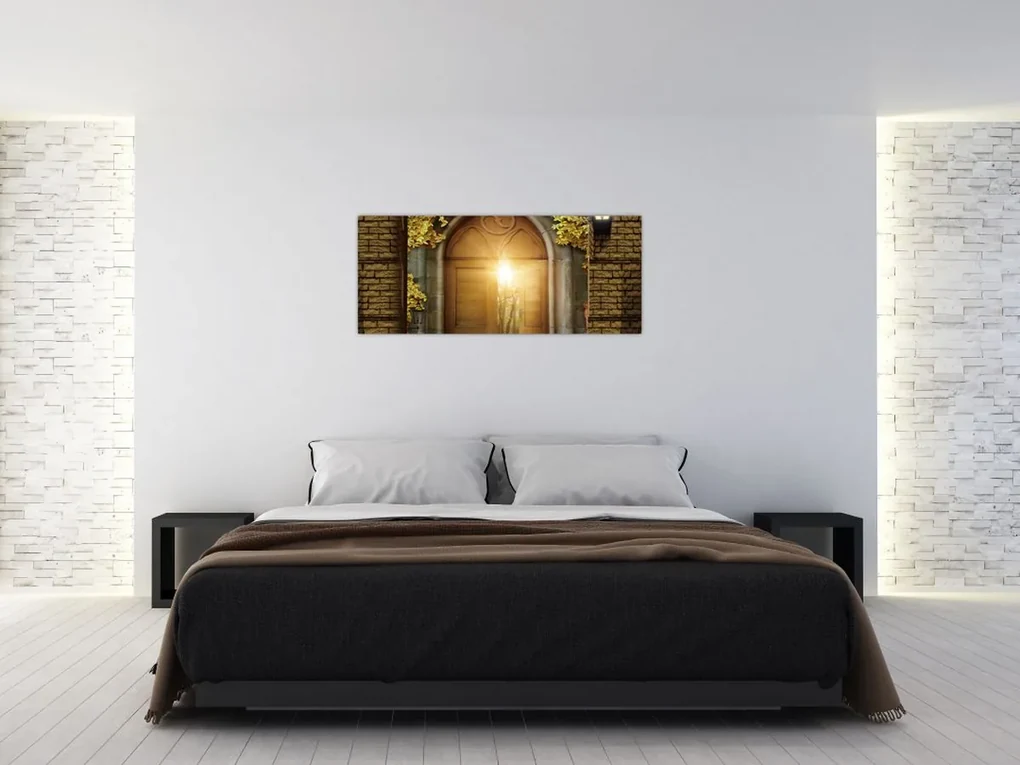 Obraz - Brána v lese (120x50 cm)