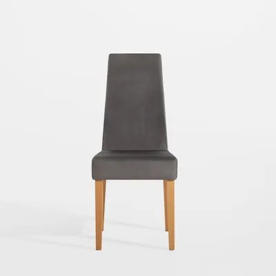 Čalúnená šedá stolička SORIN