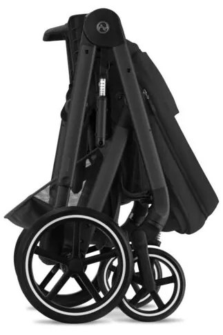 CYBEX športový kočík Balios S Lux - moon black (black frame)