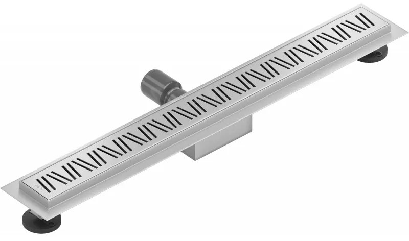 Mexen Flat nerezový sprchový žľab 60 cm vzor M22, 1029060-15