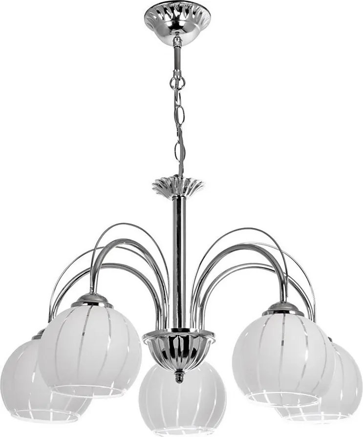 Luster na reťazi 5xE27/60W/230V