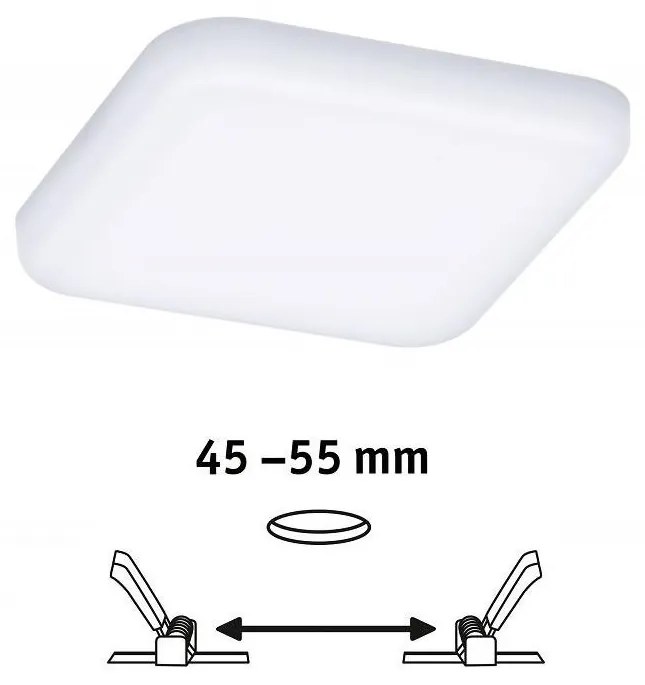 Paulmann 92393 - LED/4,5W IP44 Kúpeľňové podhľadové svietidlo VARIFIT 230V