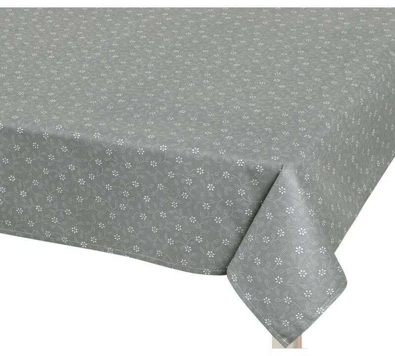 Bellatex Obrus Adéla Kvitnúci kvet sivý , 120 x140 cm