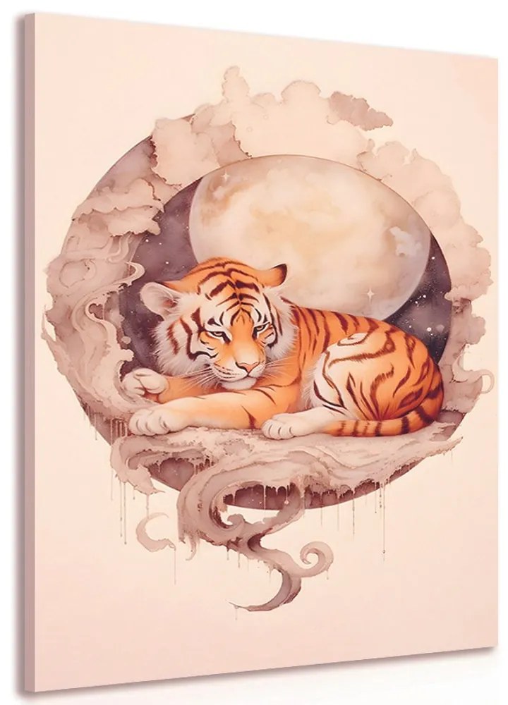 Obraz zasnený tiger - 60x90