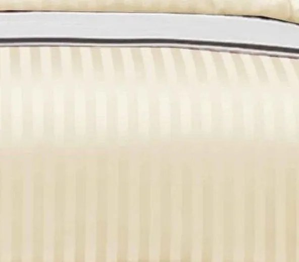 Saténové obliečky KRELA ECRU 3-dielna súprava 140x200 cm