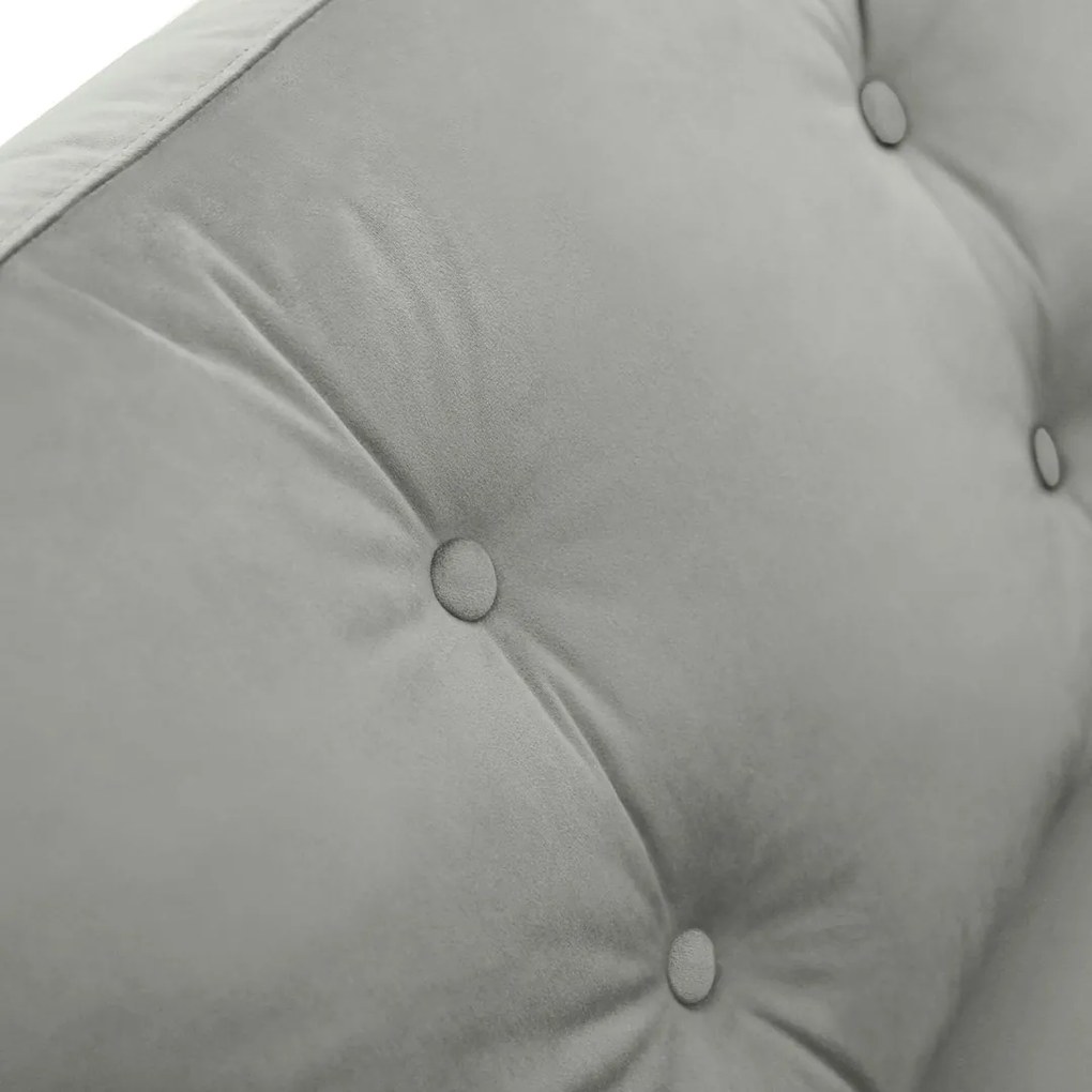 Sivá 3miestna pohovka MANDI VELVET