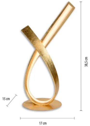 Paul Neuhaus 4720-12 - LED Stmievateľná stolná lampa LINDA LED/11,4W/230V zlatá