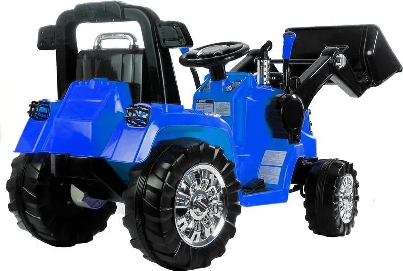 LEAN CARS Elektrický traktor na batérie ZP1005 pre deti modrý
