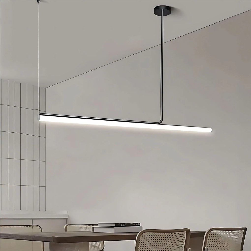 Toolight Toolight, LED stropné svietidlo 140cm, 14W, APP1660-CP, čierna, OSW-06994
