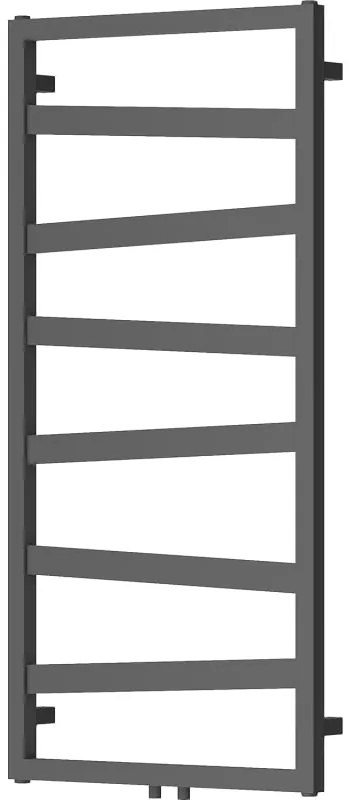 Mexen, Mexen Zoom dekoratívny kúpeľňový radiátor 1100 x 530 mm, 376 W, antracit - W130-1100-530-00-66