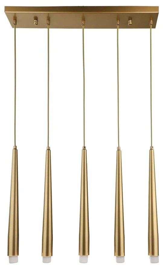 Závesné svietidlo v zlatej farbe Agusta – Squid Lighting