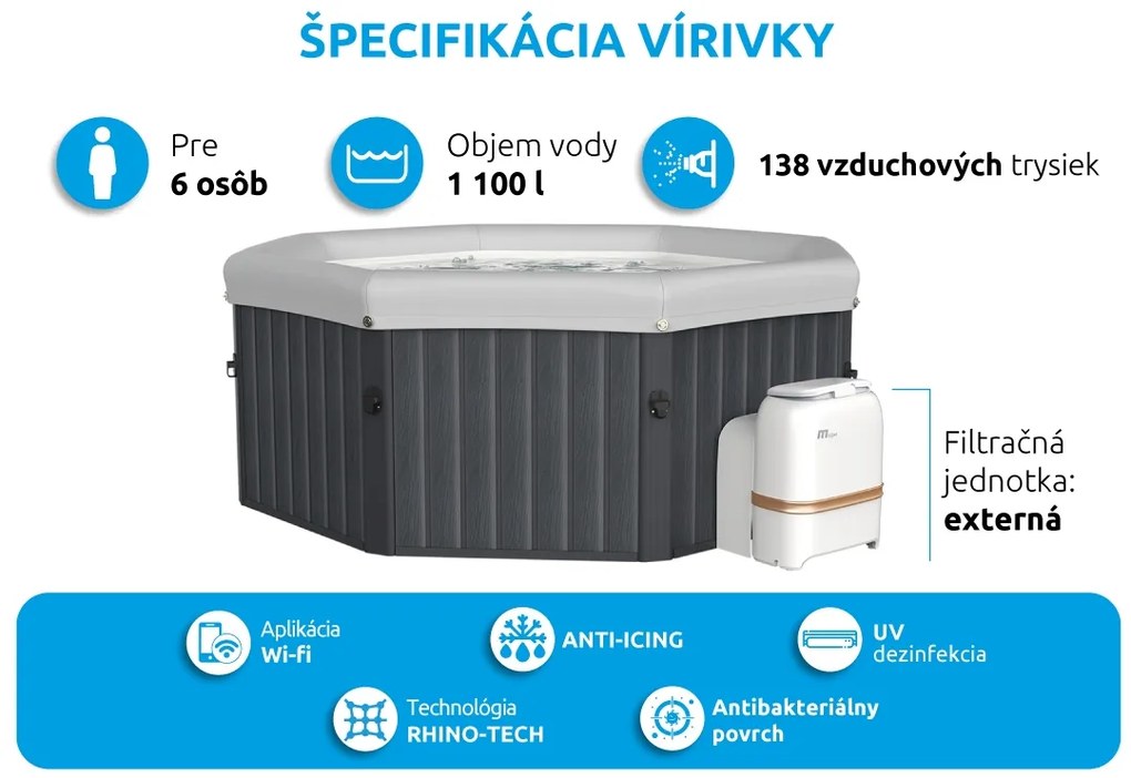 Marimex | Vírivý bazén MSPA Tuscany F-TU062W | 11400279