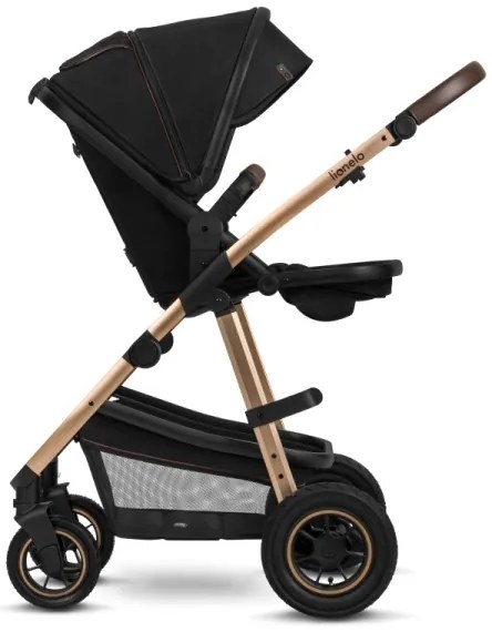 Lionelo - Kombinovaný kočík 2v1 AMBER Black Onyx
