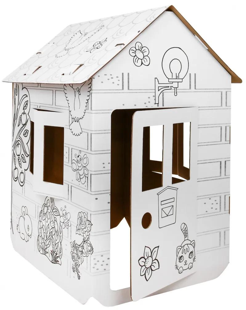 RAMIZ Kartónový domček na maľovanie verzia A