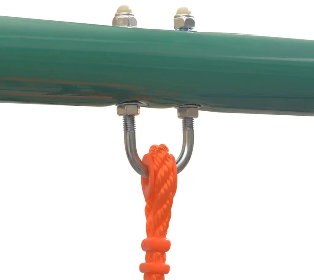 Súprava hojdačiek so 4 sedadlami, oranžová