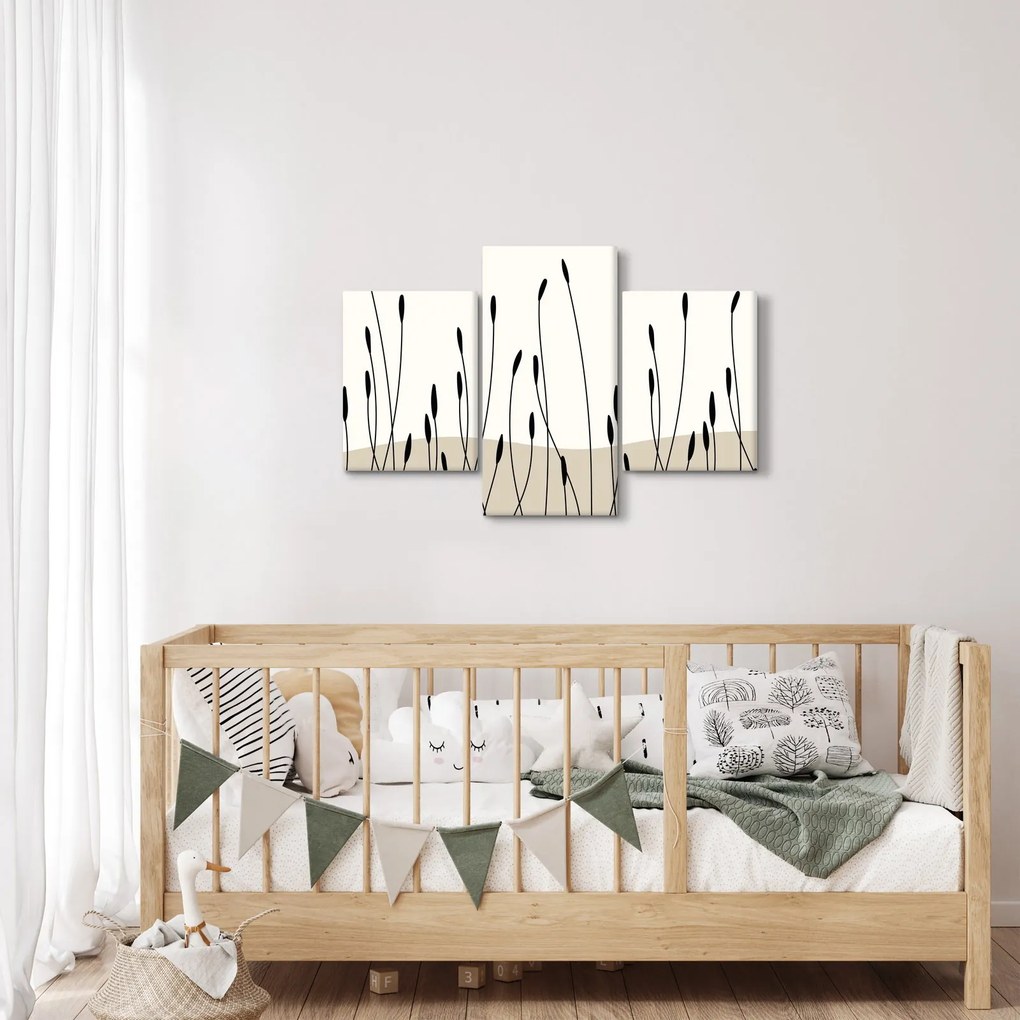 Obraz - Grafická lúka N⁰3 (90x60 cm)