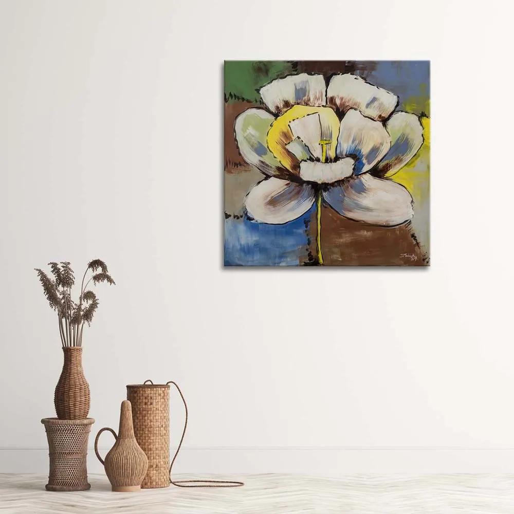 Gario Obraz na plátne Farebný kvet Rozmery: 30 x 30 cm