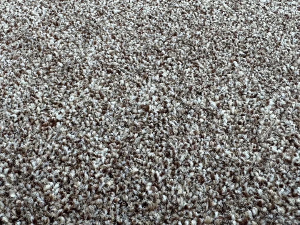 Vopi, Koberec behúň na mieru Apollo Soft hnedý, šíre 100 cm, hnedá, chodba / predsieň