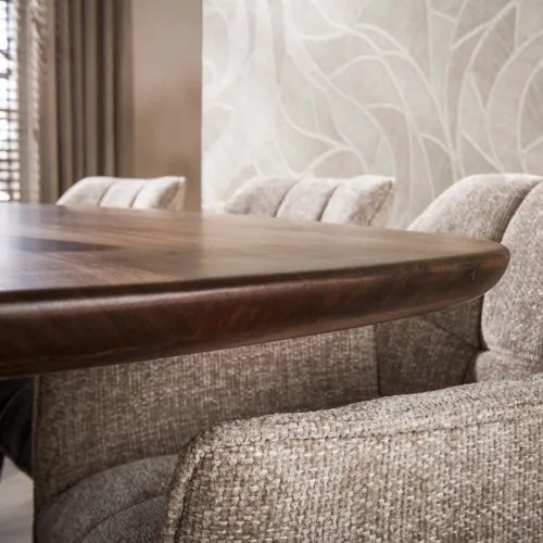Jedálenský stôl 55-93 Central 180x90cm Masív Drevo Acacia - Komfort-nábytok