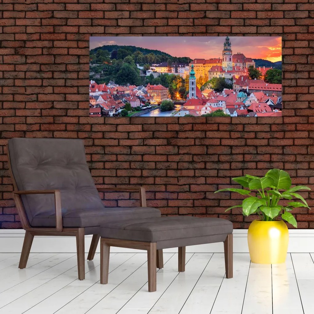 Obraz - Český Krumlov (120x50 cm)