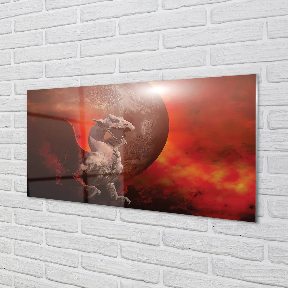 Obraz plexi Dračí oheň 100x50 cm