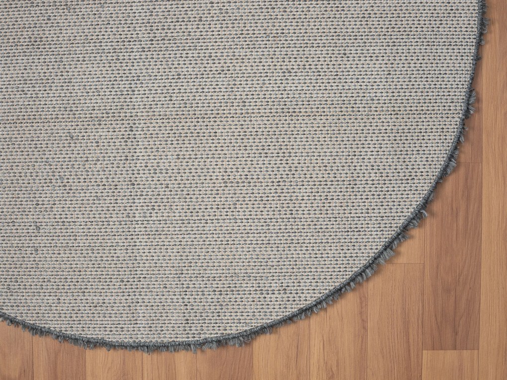 My Flair, Kusový koberec My Shaggy dunkelgrau kruh, 150x150 (priemer) kruh, šedá, chodba / predsieň