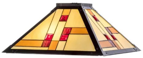 Vitrážové tienidlo na lampu EGYPT Ø40