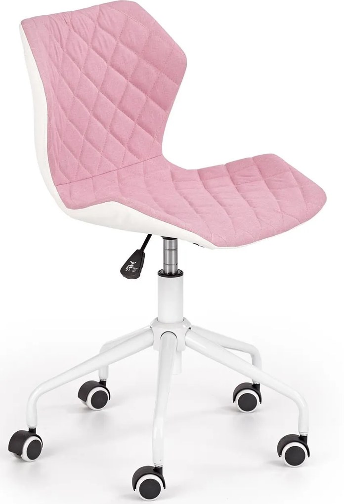 Detská otočná stolička MAGIC svetlo ružová