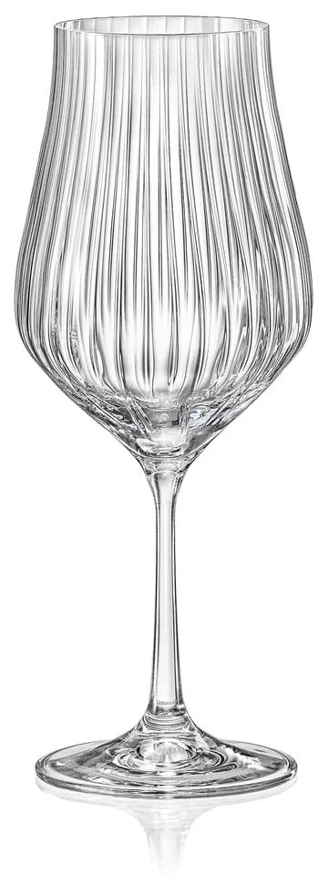 Súprava 6 pohárov na víno Crystalex Tulipa Optic, 450 ml