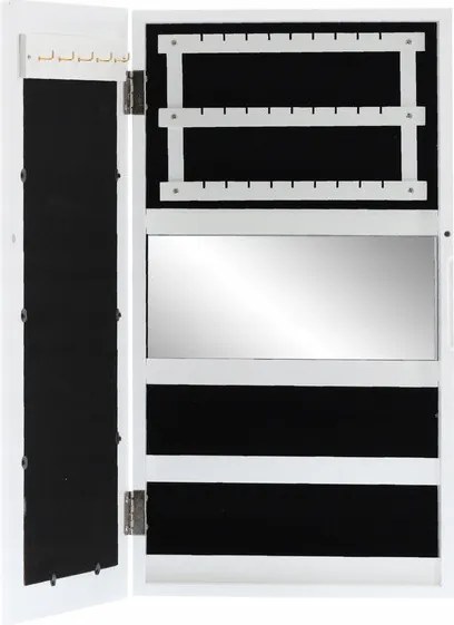 Závesná šperkovnica LADY CHIC biela PHO1240