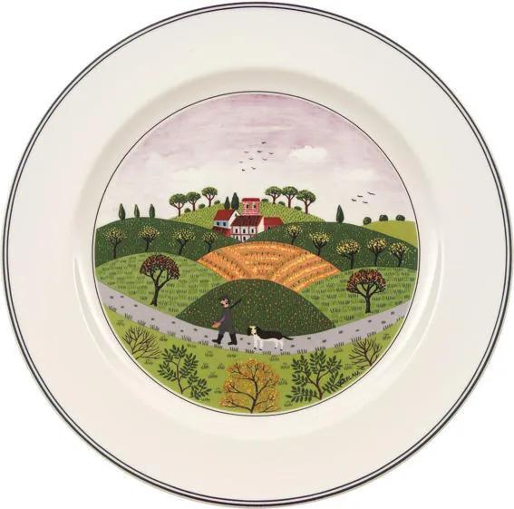 Plytký tanier 27 cm Poľovník Design Naif