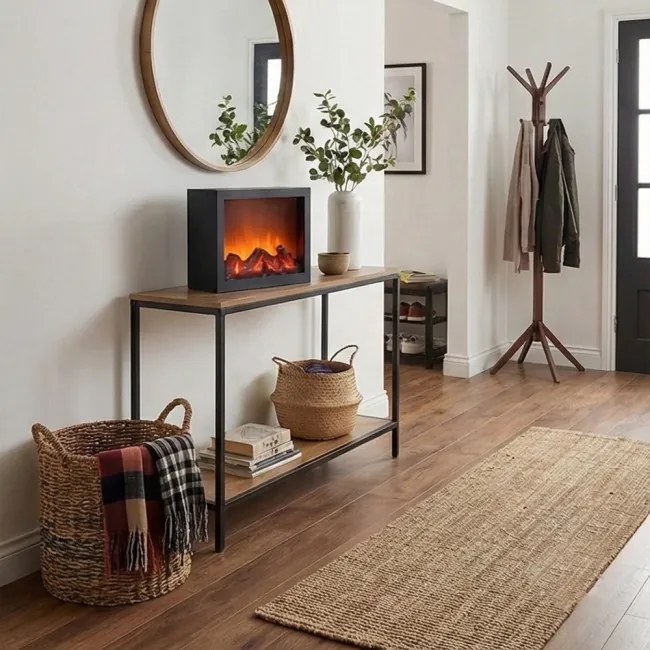 LED dekorácia v tvare krbu