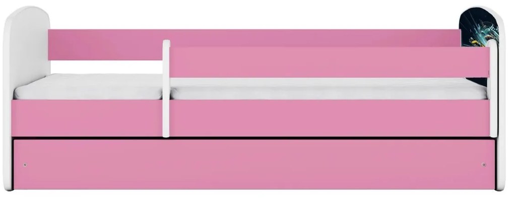 Detská posteľ Babydreams race ružová