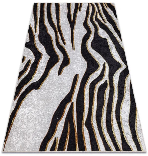 Koberec MIRO 52002.807 zebra, krémový / čierny