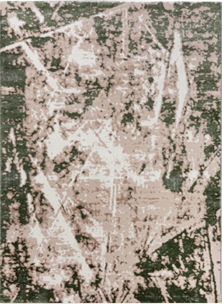 TA Koberec N039A BÉŽOVÁ/D_ZELENÁ ASTHANE Rozmer: 80x150 cm
