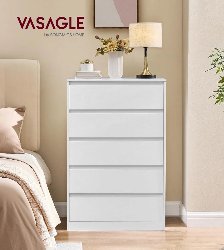 Komoda Vasagle Kailyn 60 cm bílá