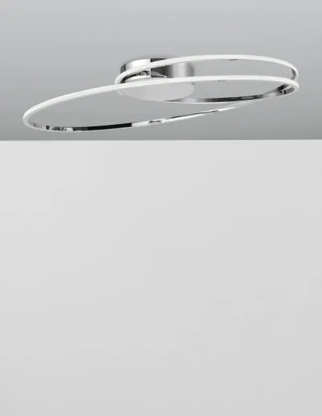 LED stropné svietidlo Viareggio 60 Chrome