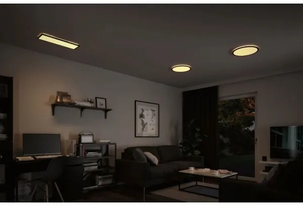 Paulmann 71003 - LED/22W Stmievateľný panel ATRIA 230V 3000K čierna