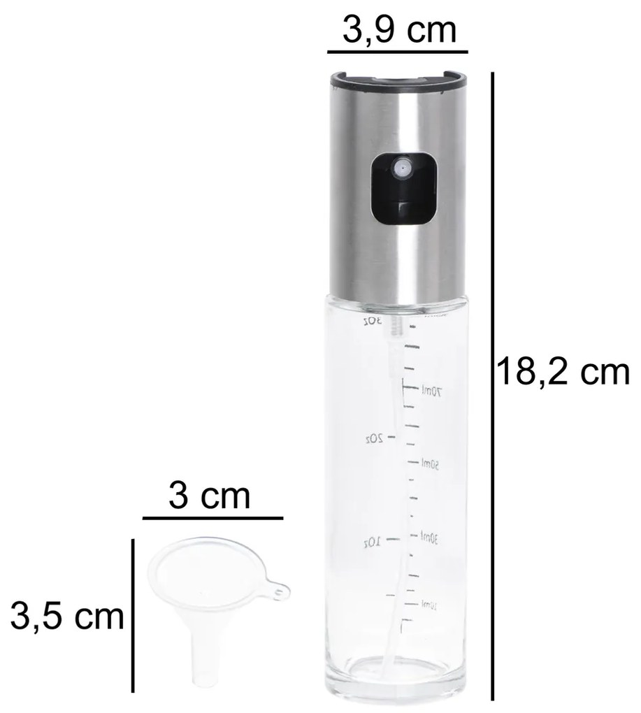 Rozprašovač oleja so 100 ml stupnicou
