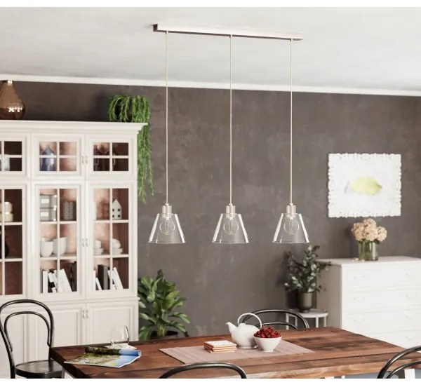 Eglo 43632 - Luster na lanku COPLEY 3xE27/40W/230V