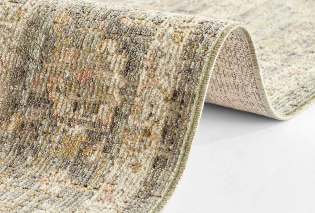 Hanse Home, Kusový koberec Cairo 105592 Luxor Black Cream – na von aj na doma, 240x340, béžová, chodba / predsieň