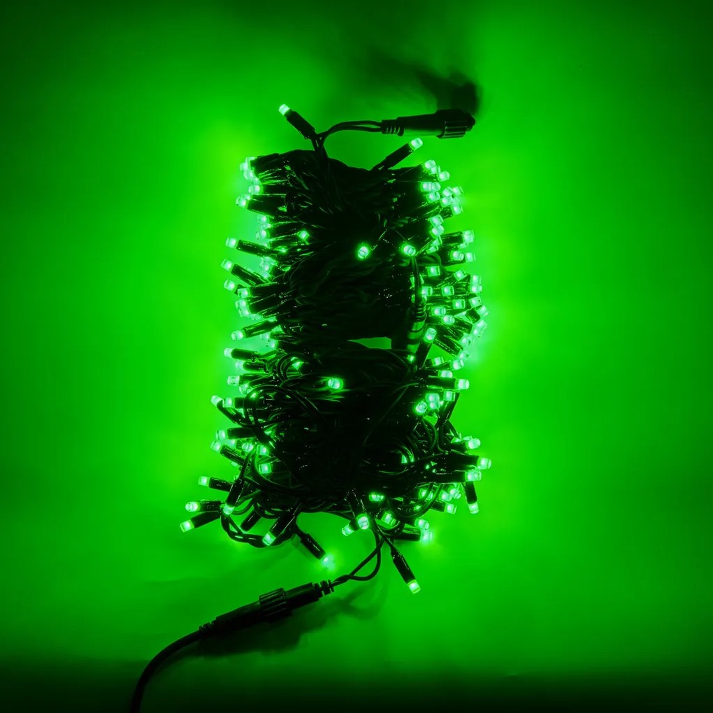 DECOLED RGB světelný řetěz 20 m, 200 diod