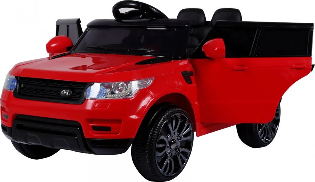 Ramiz Autíčko Start Run na batérie Červené SUV + diaľkové ovládanie + bezpečnostné funkcie