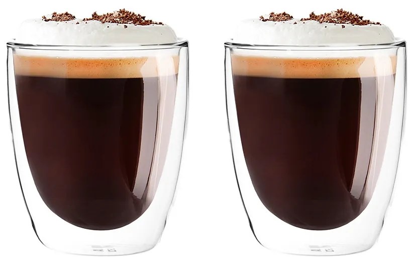 Altom Sklenený kávový set pre dvoje, 800 ml, Andrea