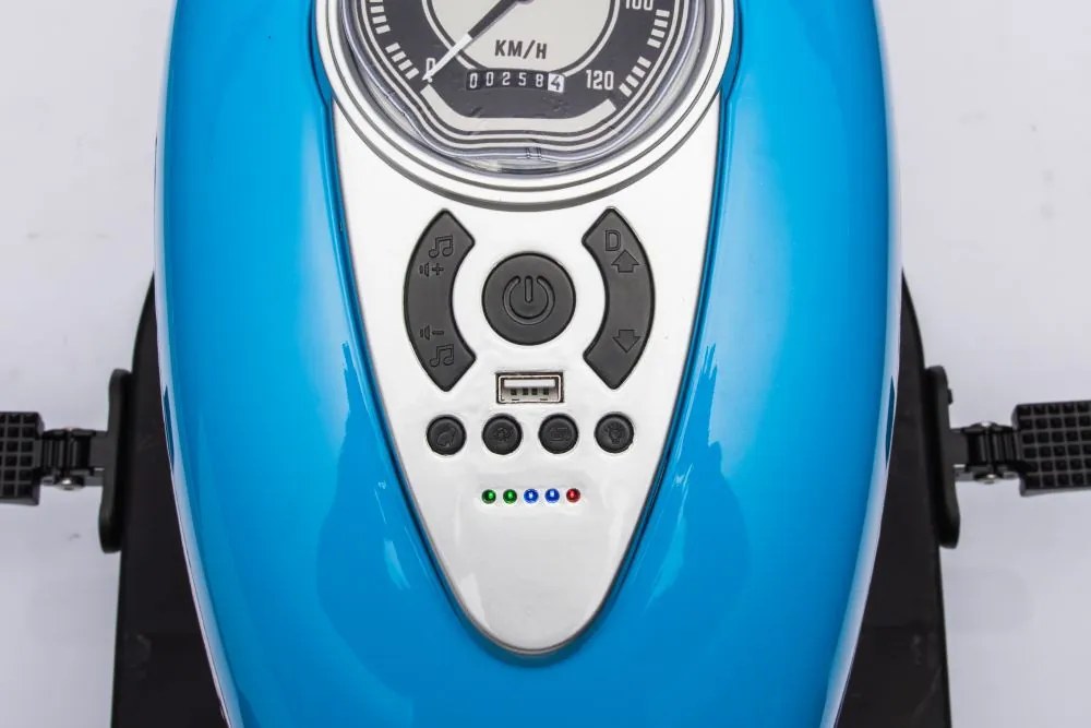 LEAN CARS Elektrická trojkolka LL6688 modrá 24V