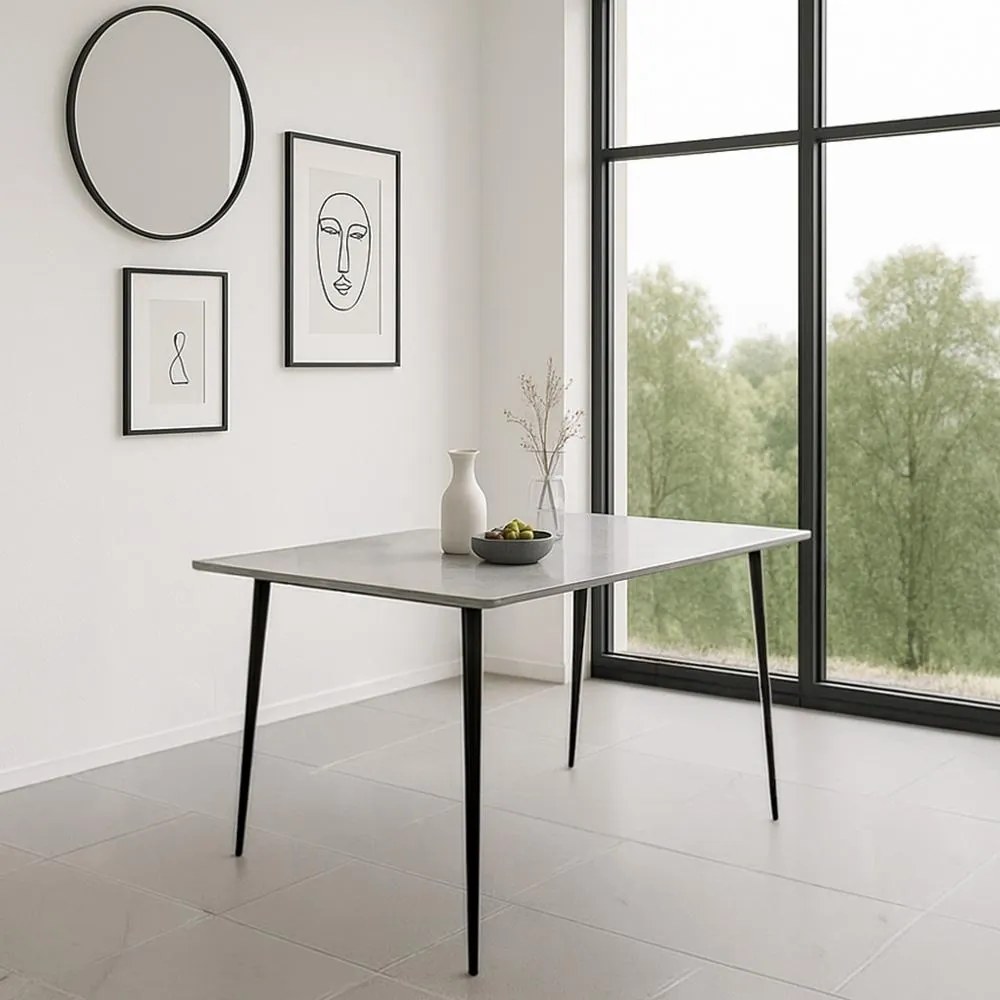 Jedálenský stôl AVENBERG MONTE 140 biely