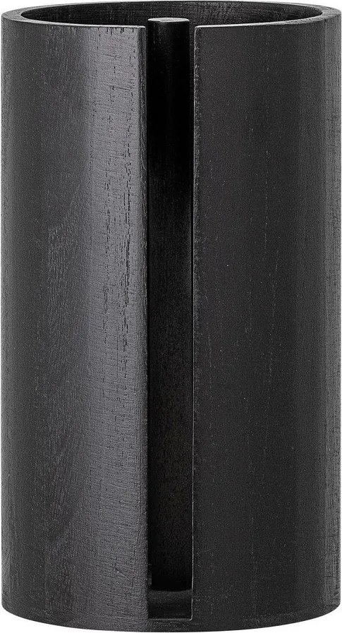 Čierny drevený stojan na papierové utierky ø 14,5 cm Celian – Bloomingville