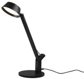 AVA | Stolná minimalistická čierna LED lampa