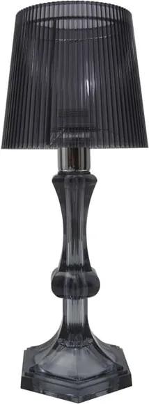Čierna stolová lampa Mauro Ferretti GRigio, 15 × 35 cm